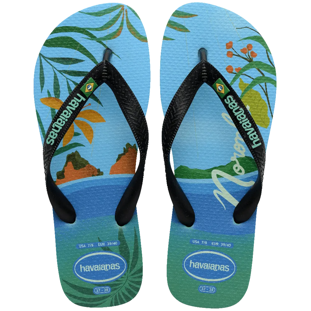 Top Postcard Flip Flops