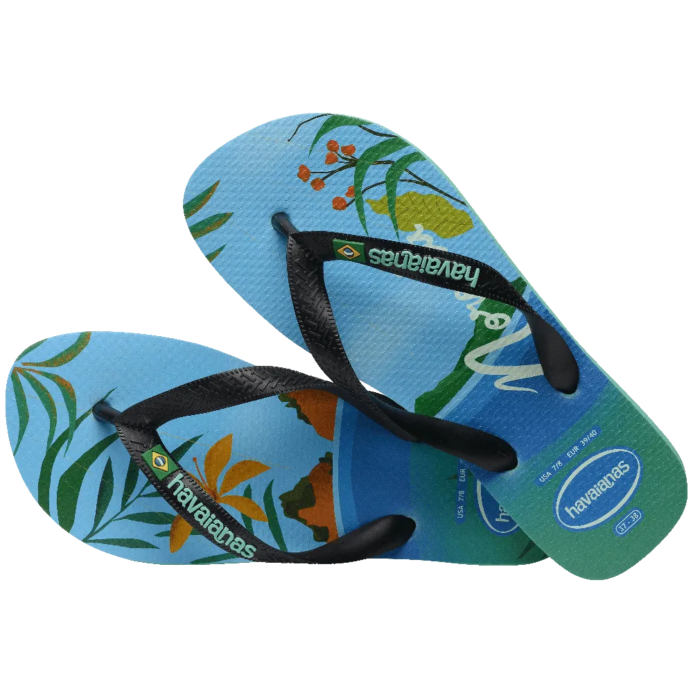 Top Postcard Flip Flops