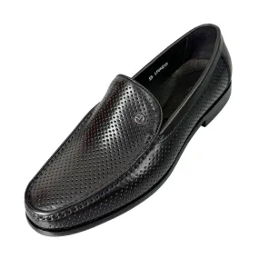 Veltique Glide Croc-textured Loafers