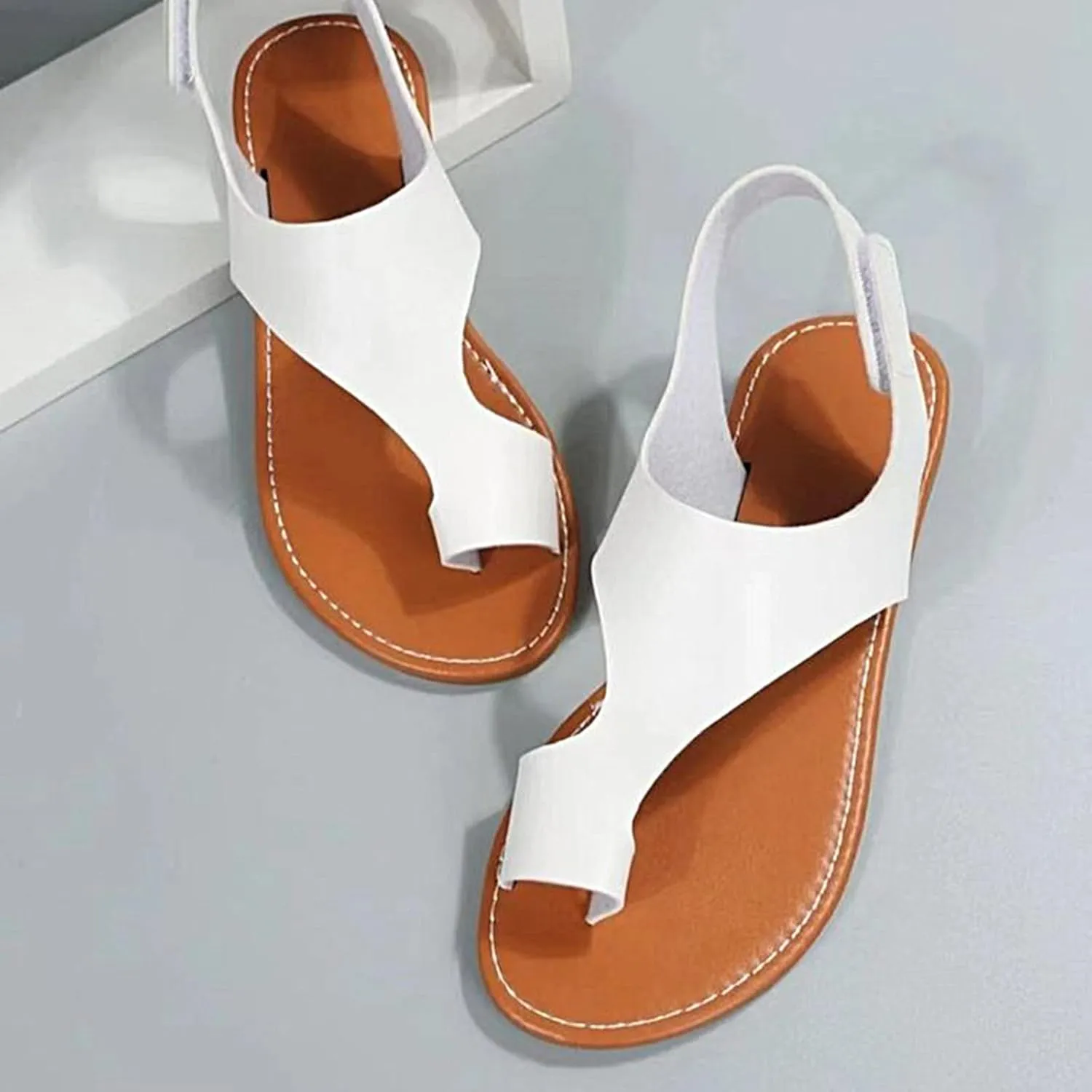 Women Flip Flops Women's Beach Flip Flops Comfortable Summer Beach Thong Sandals Womens Wide Width Non Slip Casual Arch Support Shoes Women