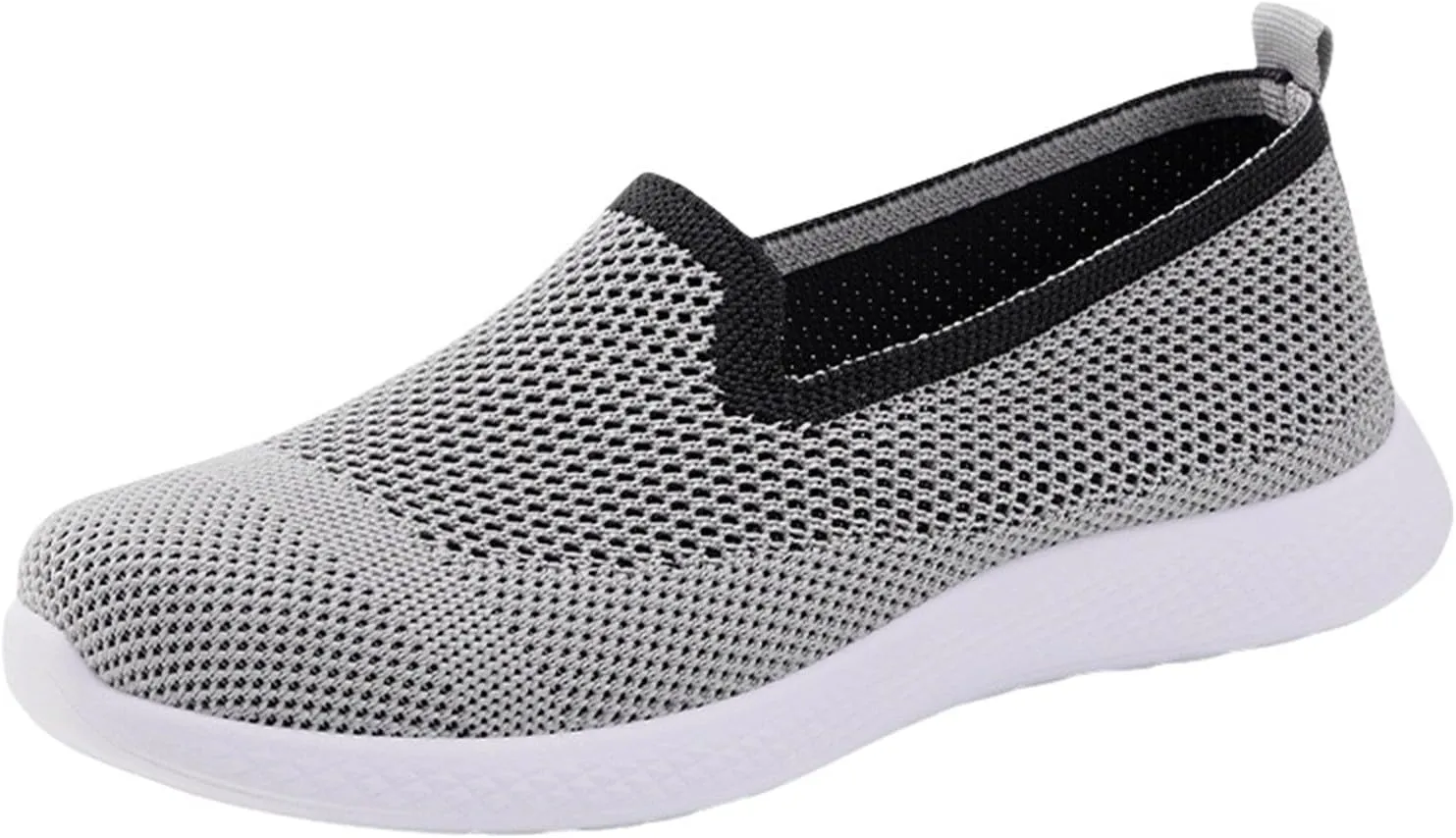Women's Breathable Mesh Orthopedic Sneakers Comfortable Fashion Non-Slip Walking Shoes Casual Soft Sole Slip-on Loafers Tennis Shoes
