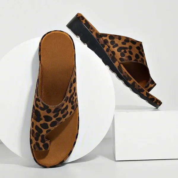 Women'S Vintage Wedge Platform Pullover Slippers 12197341C