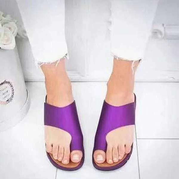 Women'S Vintage Wedge Platform Pullover Slippers 12197341C
