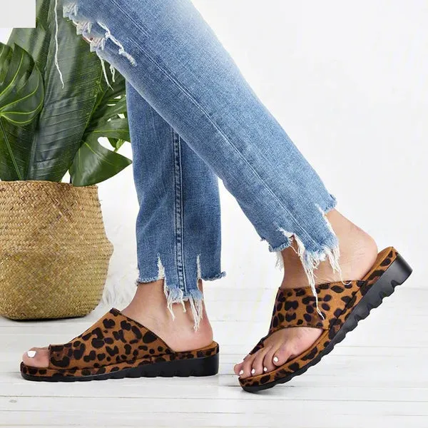 Women'S Vintage Wedge Platform Pullover Slippers 12197341C