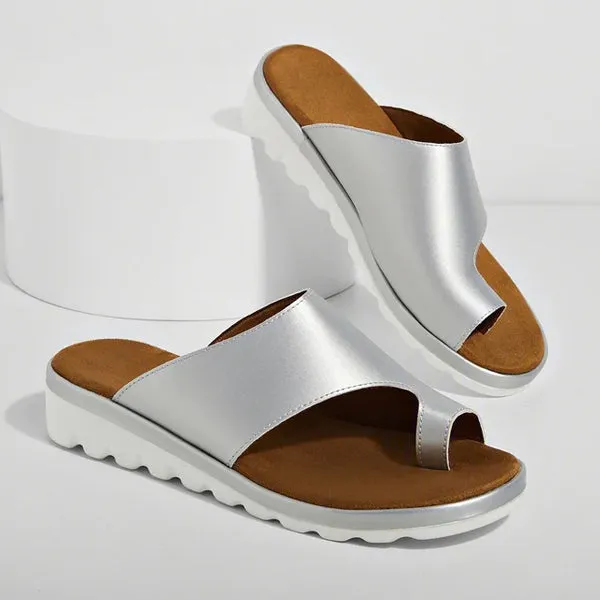 Women'S Vintage Wedge Platform Pullover Slippers 12197341C