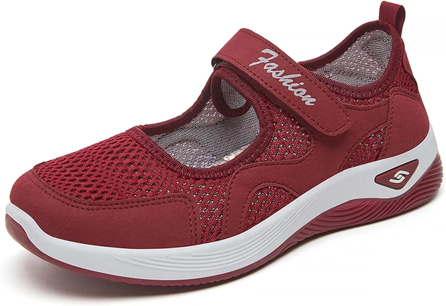 ZWRXW Diabetic Shoes for Women Arch Support Orthopedic Sneakers Comfortable Working Nurse Shoe Non Slip Adjustable Breathable Walking Shoes for Flat Feet Heel Pain Relief,Plantar Fasciitis